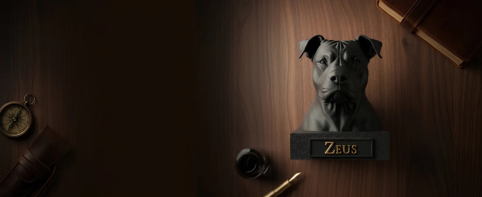Fetch and Form dog breed bust