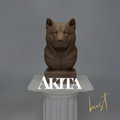 Akita Dog Bust