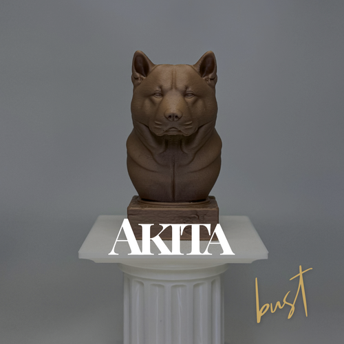 Akita Dog Bust