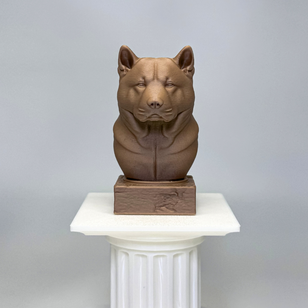 Akita Dog Bust
