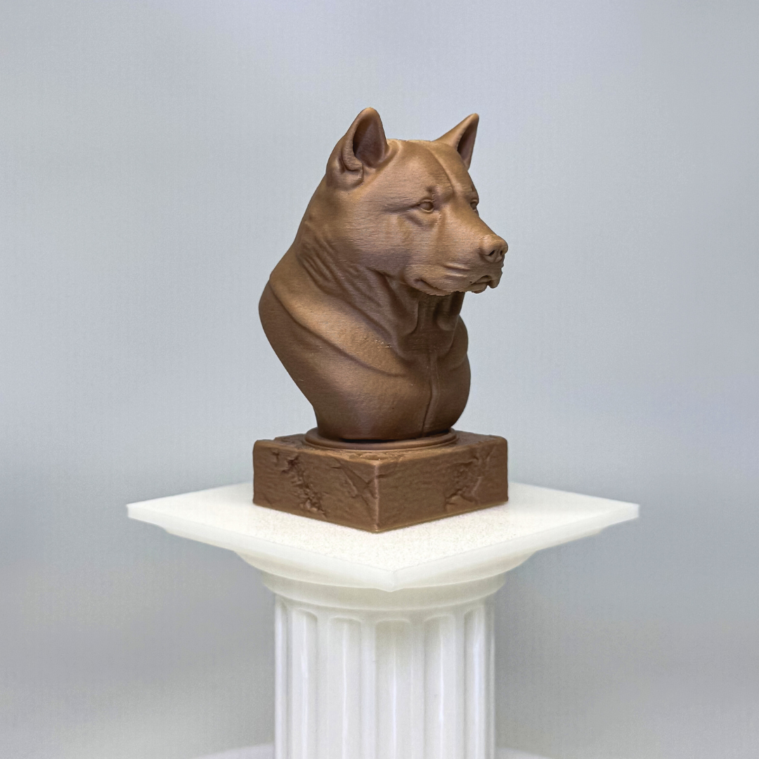 Akita Dog Bust