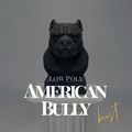 American Bully Low Poly Bust