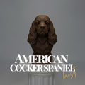 American Cocker Spaniel Bust