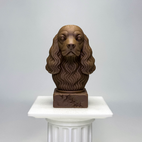 American Cocker Spaniel Bust