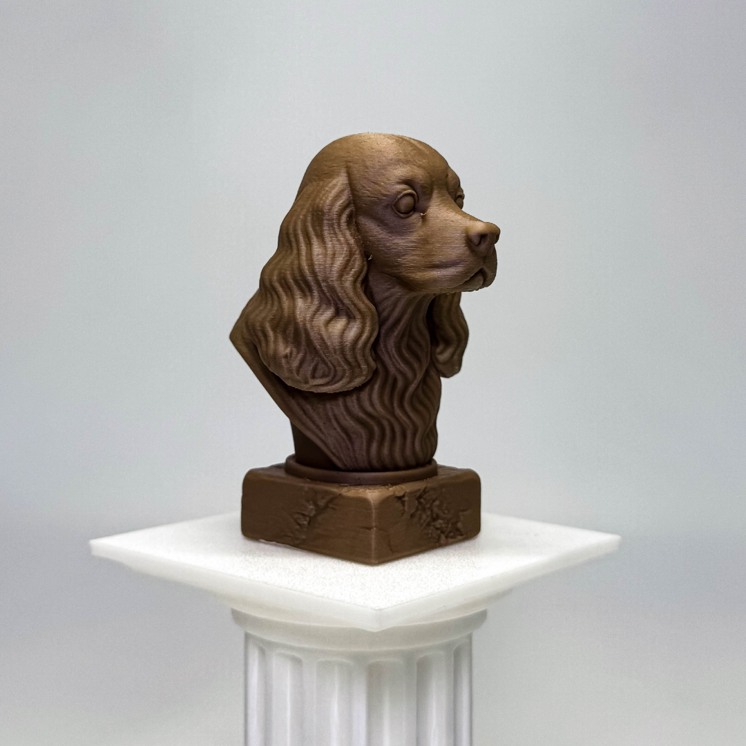American Cocker Spaniel Bust