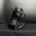 American Staffordshire Terrier Bust
