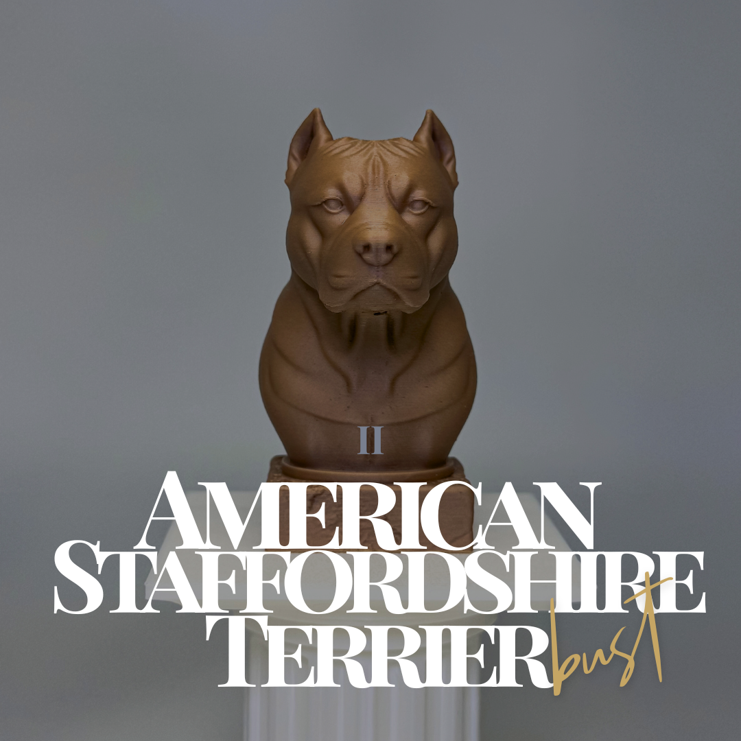 American Staffordshire Terrier II Bust