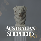 Australian Shepherd Bust