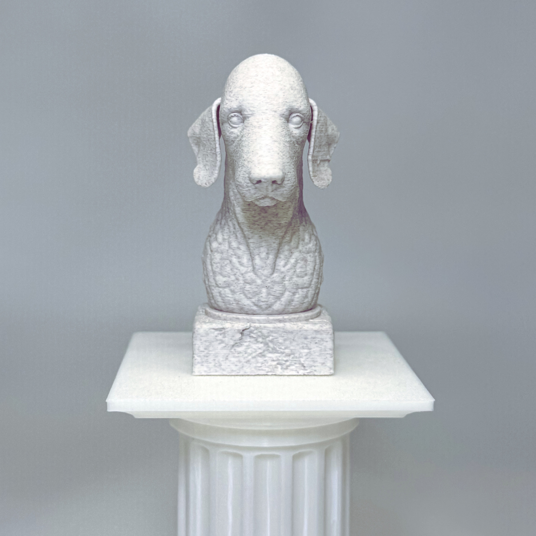 Bedlington Terrier Bust