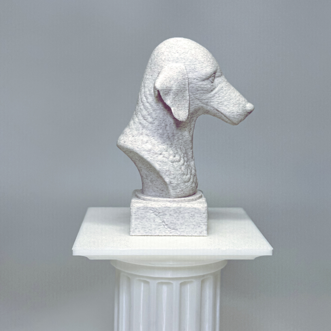 Bedlington Terrier Bust