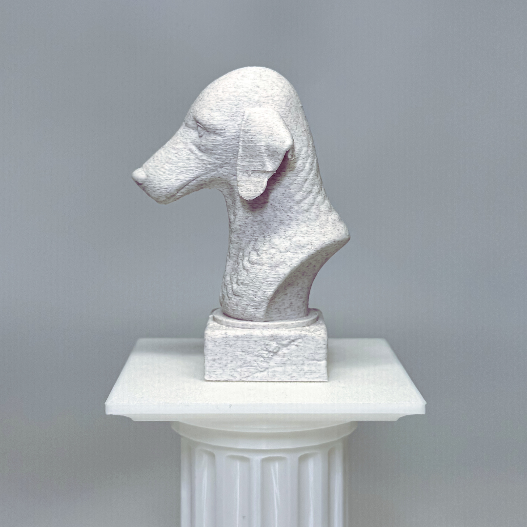 Bedlington Terrier Bust