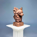 Chihuahua Long Haired Bust