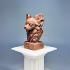Chihuahua Long Haired Bust