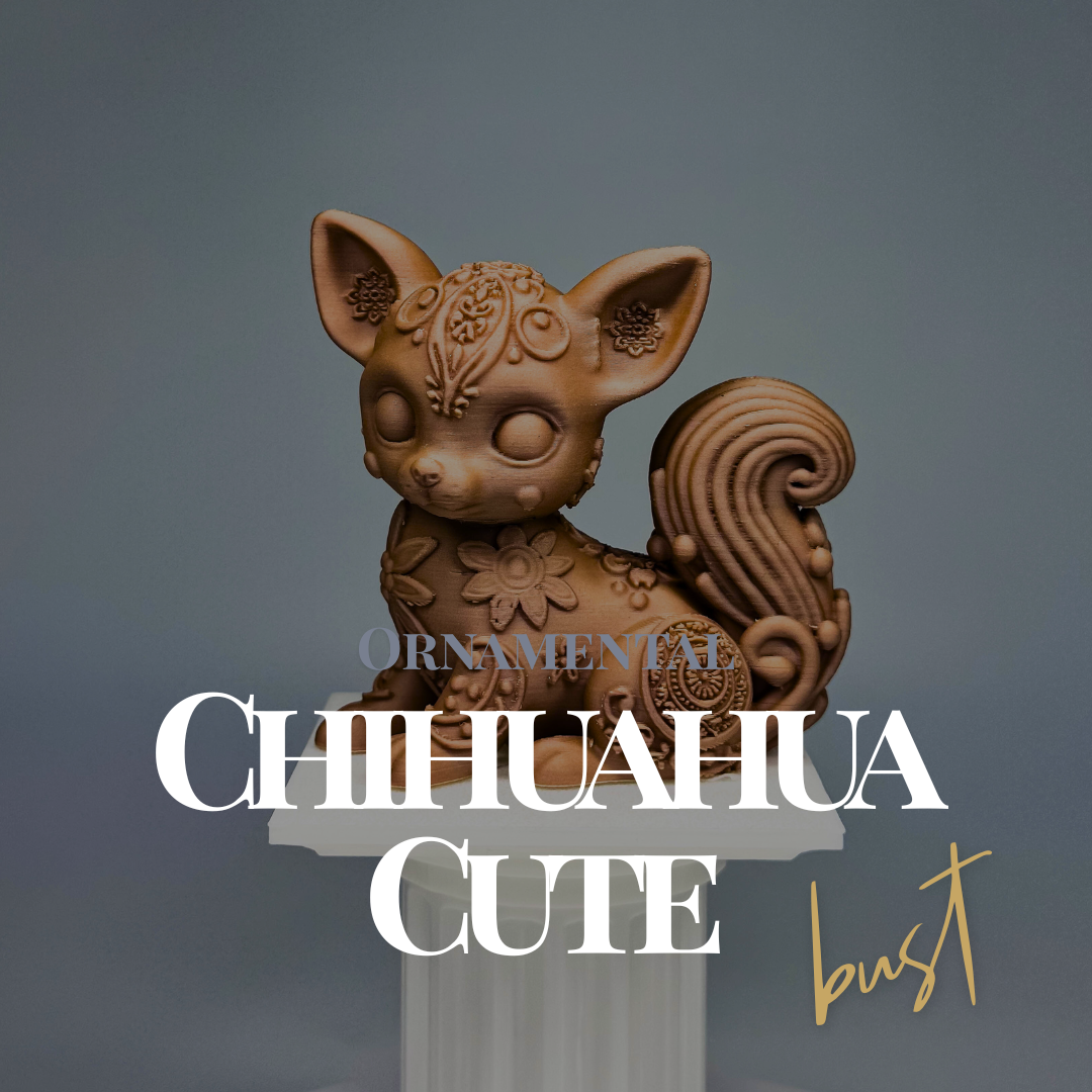 Chihuahua Ornamental Cute Bust