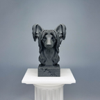 Chinese Crested Bust