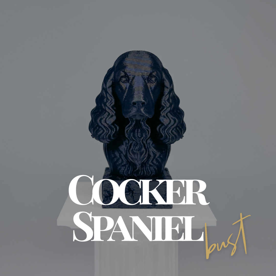 Cocker Spaniel Bust