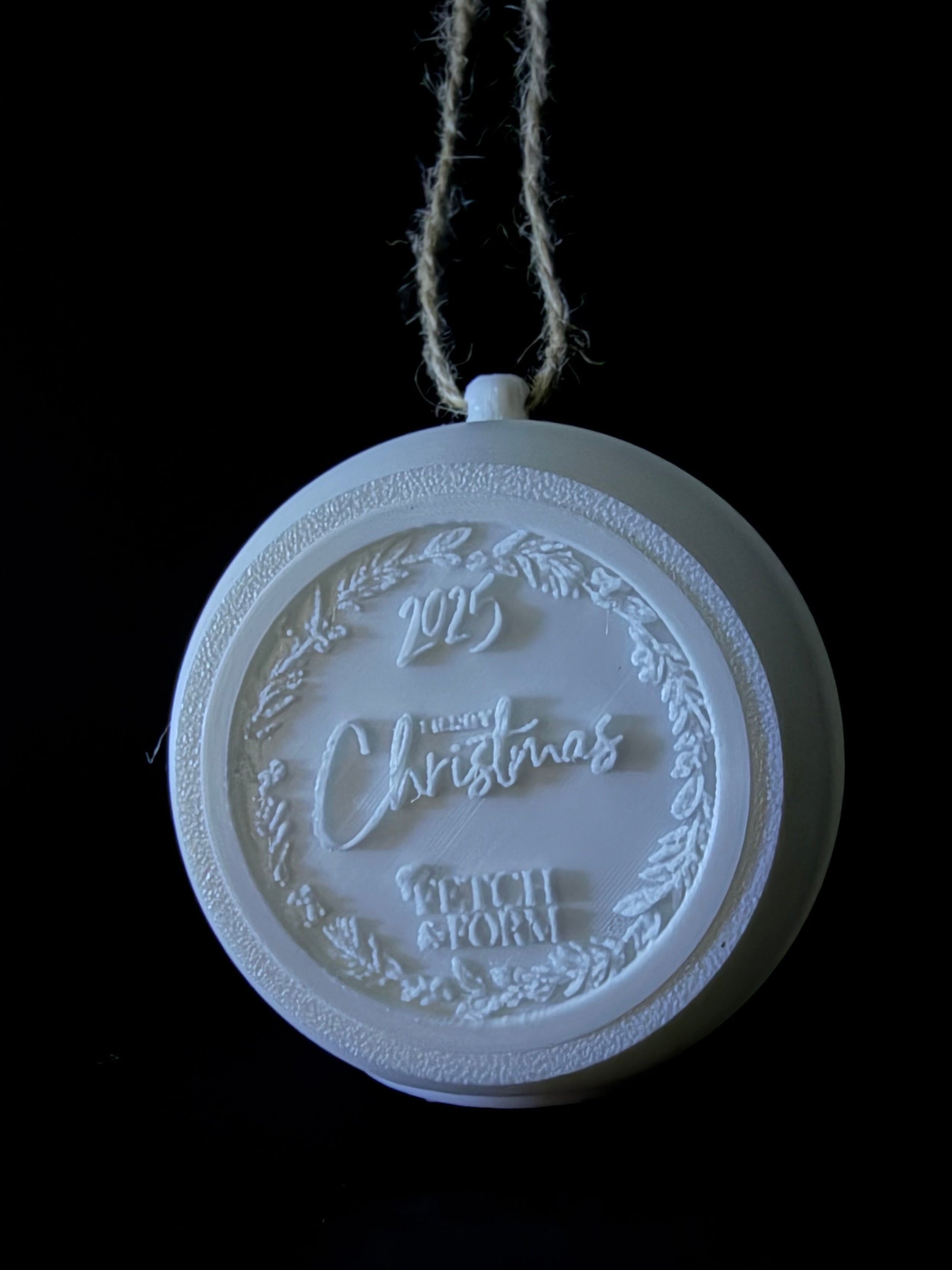Custom Christmas Lithophane Ornament (2025)