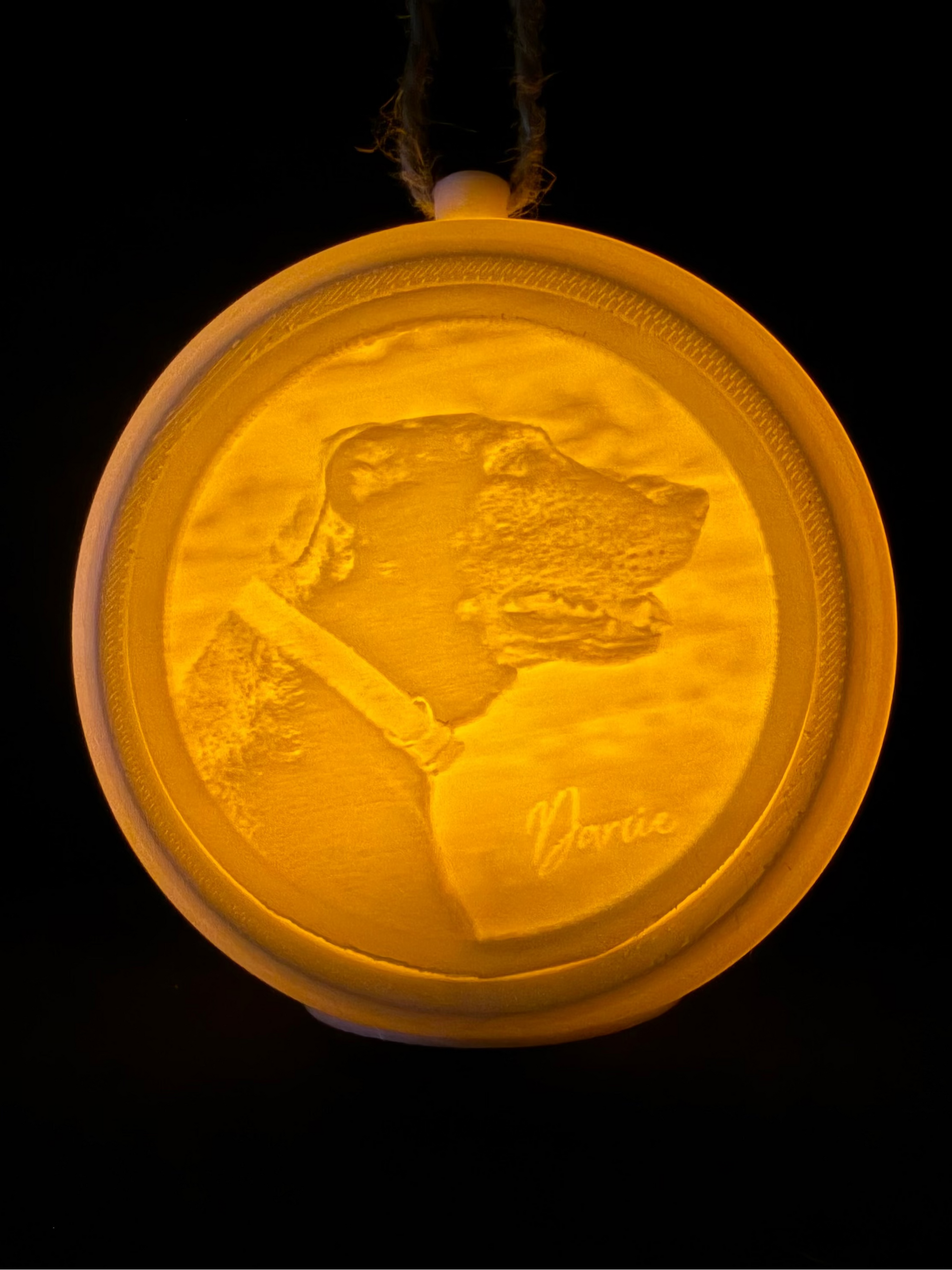 Custom Christmas Lithophane Ornament (2025)