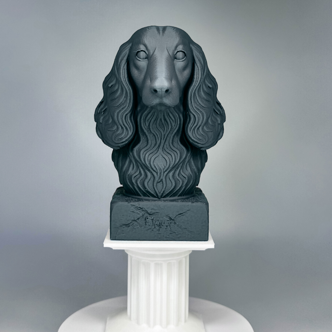 Dachshund Long Haired Bust