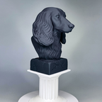 Dachshund Long Haired Bust