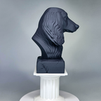 Dachshund Long Haired Bust