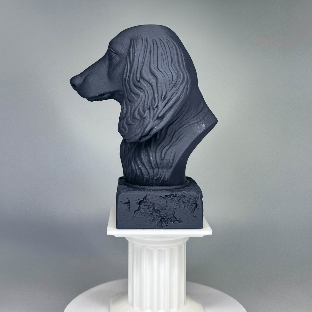 Dachshund Long Haired Bust