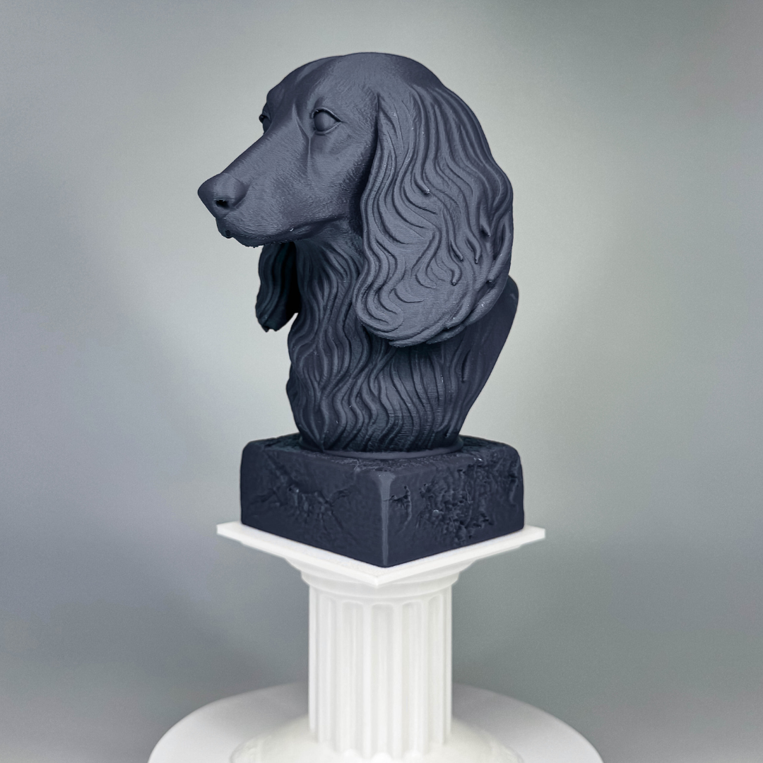 Dachshund Long Haired Bust