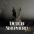 Dutch Shepherd Bust