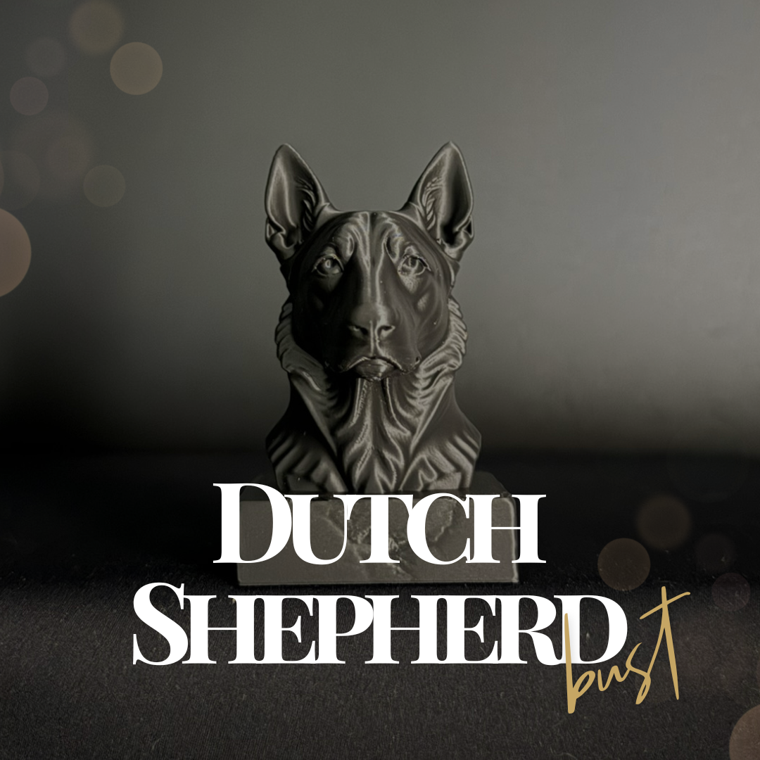 Dutch Shepherd Bust