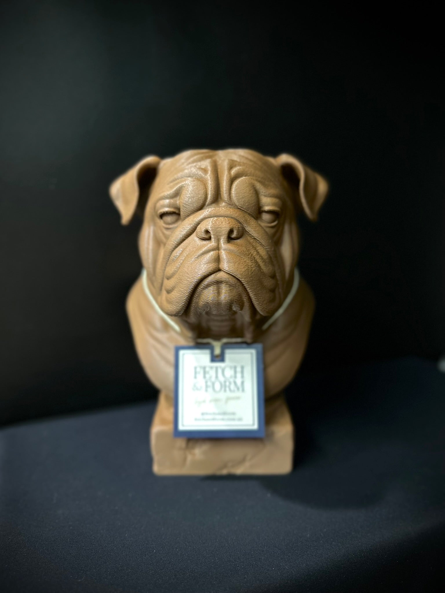 English Bulldog Bust
