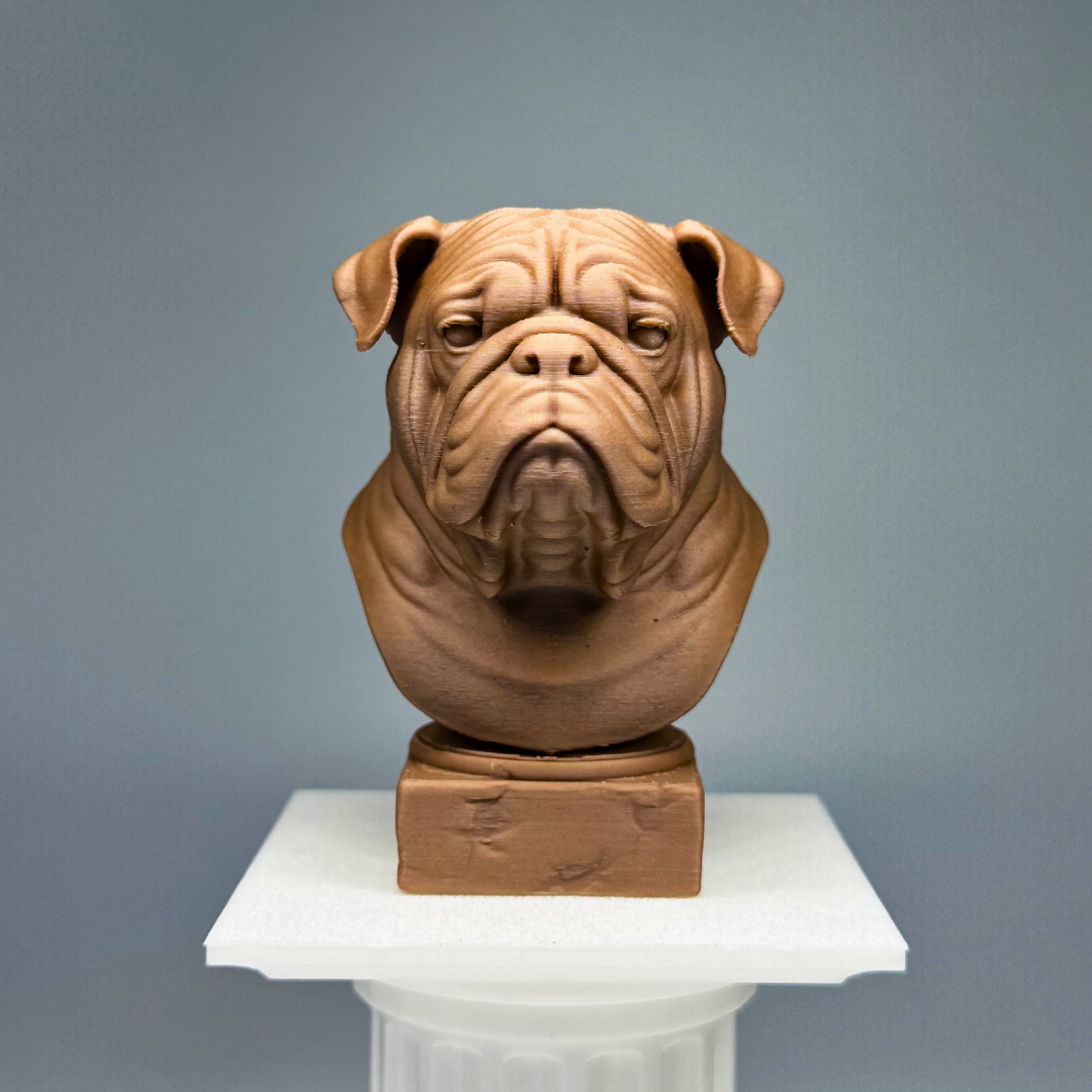 English Bulldog Bust
