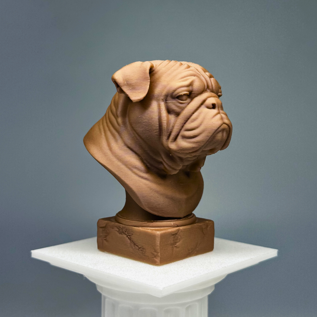 English Bulldog Bust