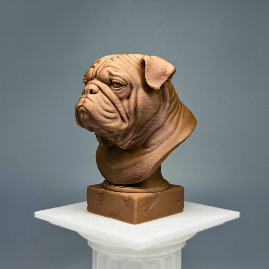 English Bulldog Bust