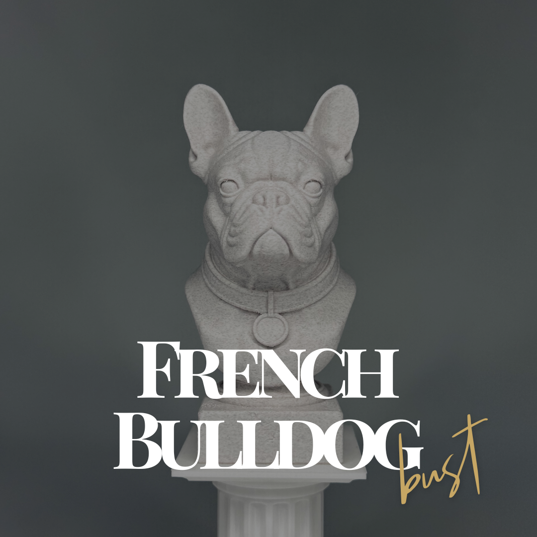 French Bulldog Bust