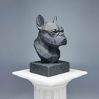 French Bulldog Low Poly Bust