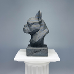 French Bulldog Low Poly Bust