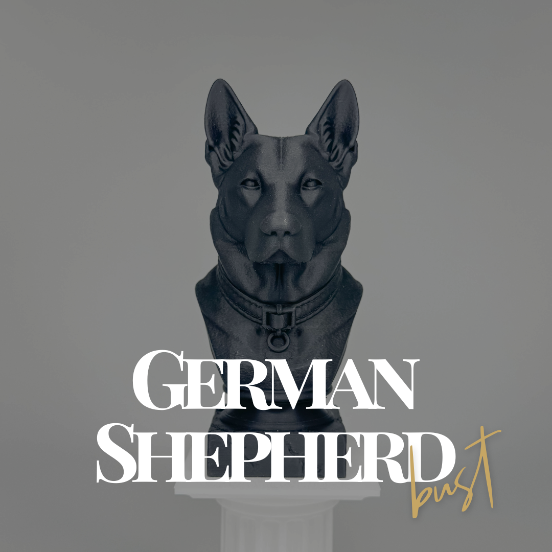 German Shepherd Bust