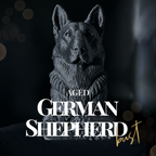 German Shepherd (Aged) Bust