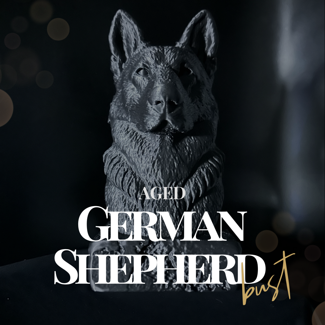 German Shepherd (Aged) Bust