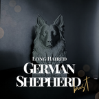 German Shepherd Long Haired Bust