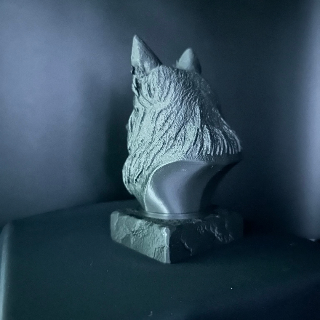 German Shepherd Long Haired Bust