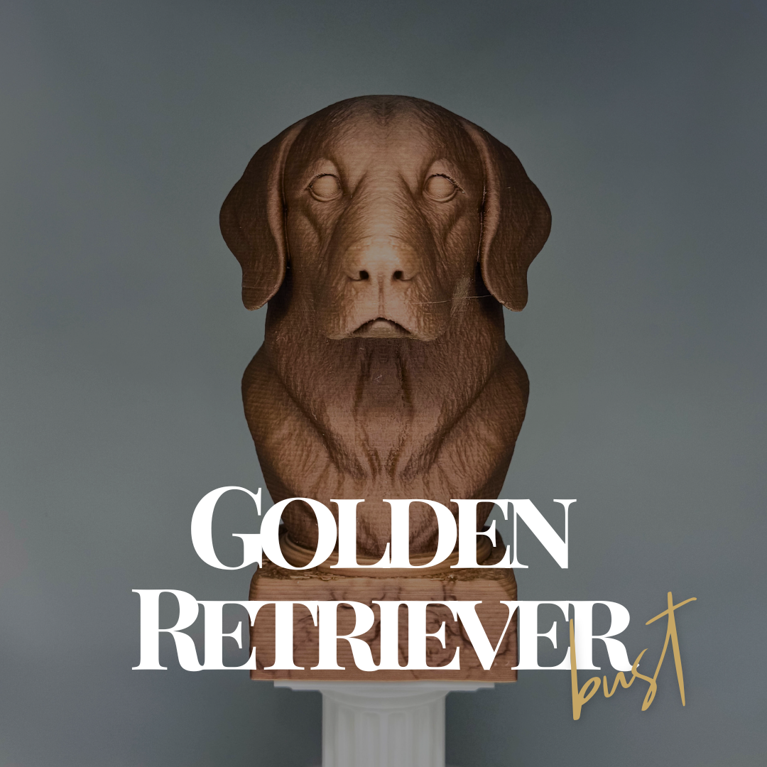 Golden Retriever Bust