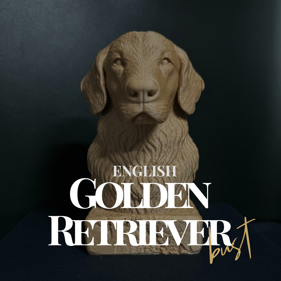 Golden Retriever Bust (English)