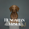 Hungarian Vizsla Bust