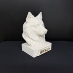 Keeshond Bust