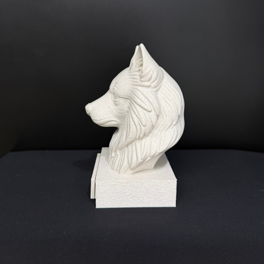Keeshond Bust