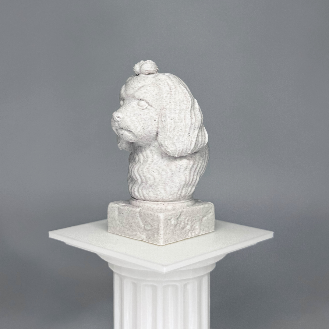 Maltese Dog Bust
