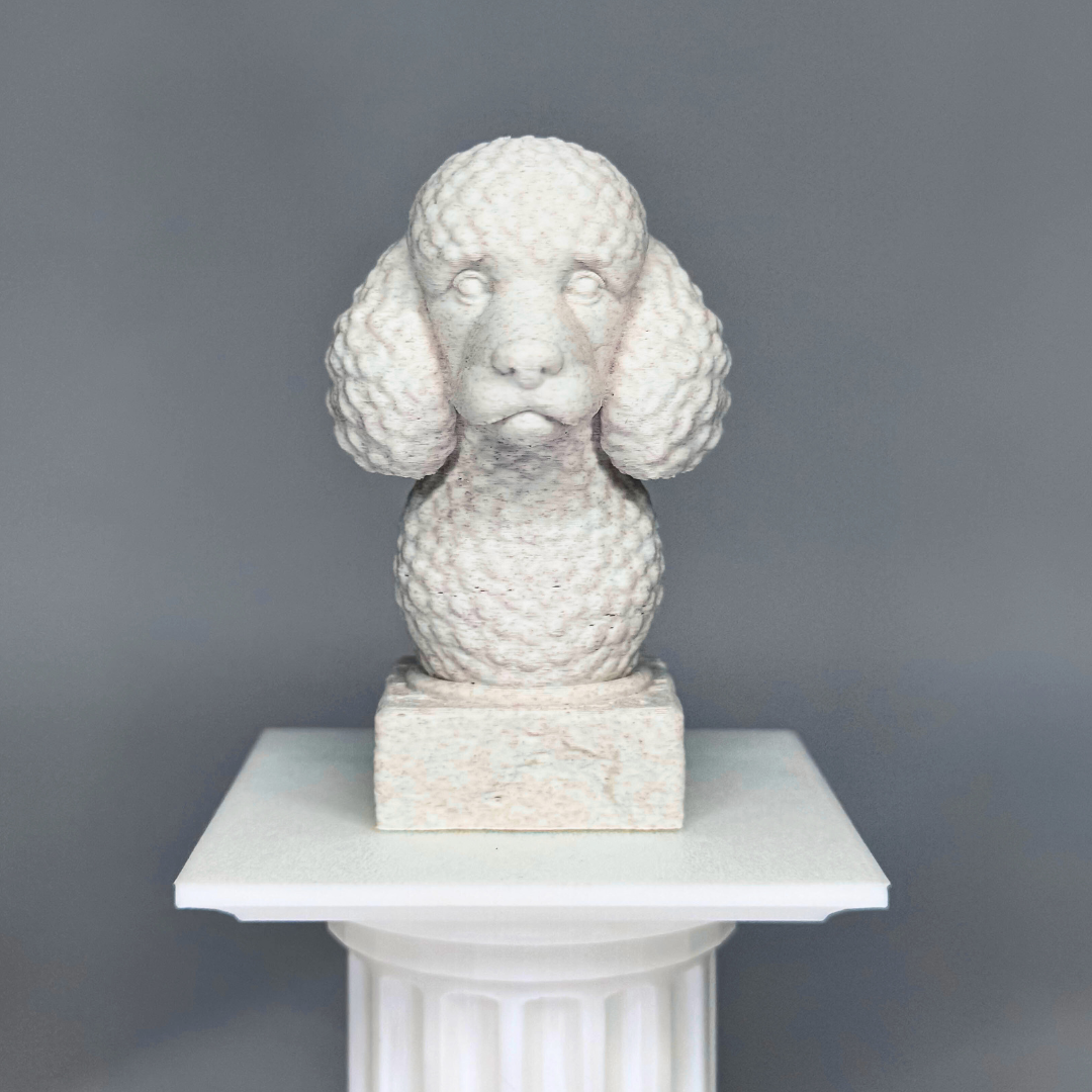 Poodle Bust