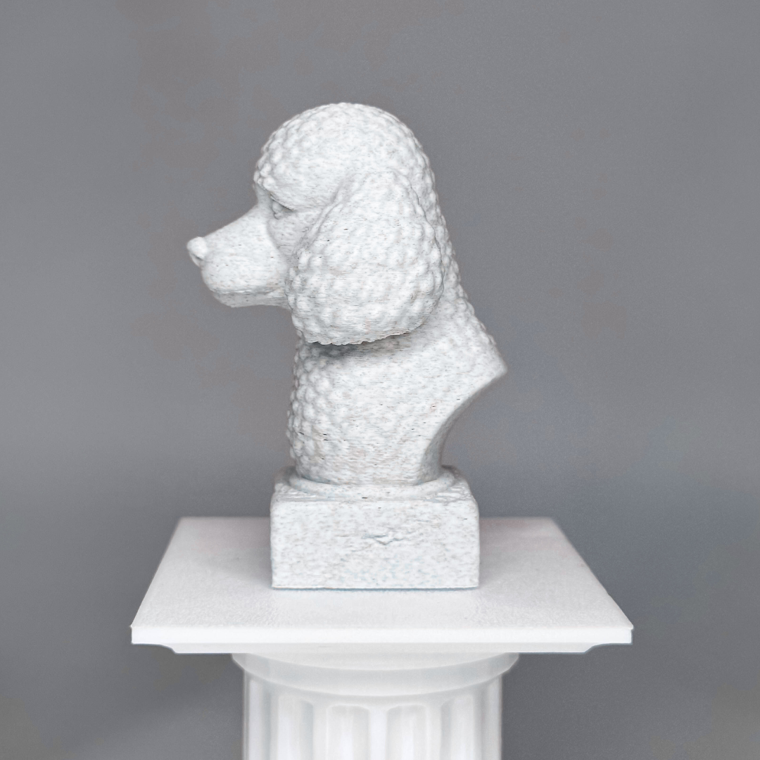 Poodle Bust