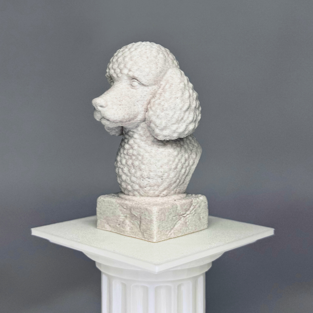 Poodle Bust